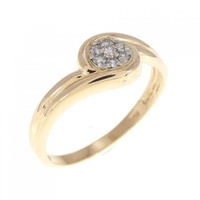 K18YG/K18WG ダイヤモンド リング