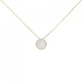 【新品】K18YG ダイヤモンド ネックレス 0.422CT H SI2 VG