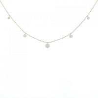 K18YG ダイヤモンド ネックレス 0.52CT