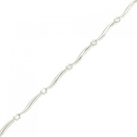 K18WG ダイヤモンド ブレスレット 0.20CT