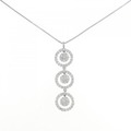 PT フラワー ダイヤモンド ネックレス 1.00CT