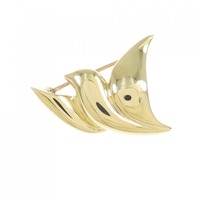 ティファニー 18K バード ブローチ