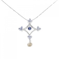 K18WG サファイヤ ネックレス