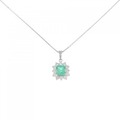 PT エメラルド ネックレス 0.68CT