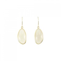 【新品】K18YG ムーンストーン ピアス