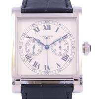 カルティエ タンクワンプッシュクロノ WG W1555851 手巻