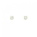 PT ソリティア ダイヤモンド ピアス 0.30CT