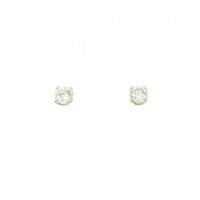 PT ソリティア ダイヤモンド ピアス 0.30CT