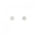 【リメイク】K18YG/ST ダイヤモンド ピアス 0.372CT 0.390CT H SI2 VG-GOOD