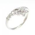 PT フラワー ダイヤモンド リング 0.33CT