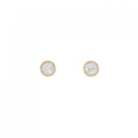 【リメイク】K18YG/ST ダイヤモンド ピアス 0.235CT 0.254CT H VS1-2 VG