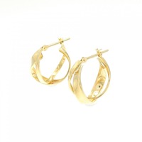 【新品】K18YG フープ ピアス