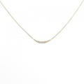 K18YG ダイヤモンド ネックレス 0.02CT