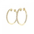 K18YG ダイヤモンド ピアス 0.50CT