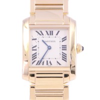 カルティエ タンクフランセーズ MM YG W50003N2 YG クォーツ