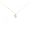K18YG ソリティア ダイヤモンド ネックレス 0.60CT