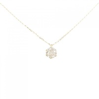 K18YG ソリティア ダイヤモンド ネックレス 0.60CT