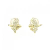 K18YG ダイヤモンド イヤリング 0.32CT
