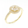 K18YG ダイヤモンド リング 0.52CT