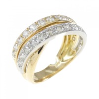 K18YG/PT ダイヤモンド リング 1.00CT