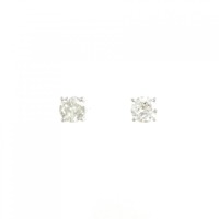 PT ソリティア ダイヤモンド ピアス 0.81CT