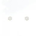 K18YG ソリティア ダイヤモンド ピアス 1.032CT