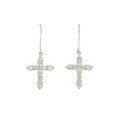 PT クロス ダイヤモンド ピアス 0.50CT