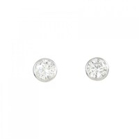 PT ダイヤモンド ピアス 0.300CT 0.331CT G-H SI2 Good