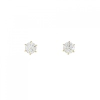 【リメイク】K18YG/ST ダイヤモンド ピアス 0.296CT 0.296CT J-K VS2-SI1 3EXT H＆C-EXT H＆C