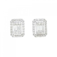 【新品】PT ダイヤモンド ピアス 0.60CT