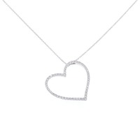 ポンテヴェキオ ハート ネックレス 0.60CT