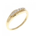 K18YG ダイヤモンド リング 0.13CT