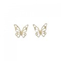 【新品】K18YG バタフライ ピアス
