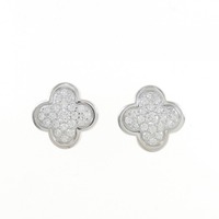 ヴァンクリーフ&アーペル ピュアアルハンブラ ピアス