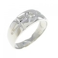 【新品】PT ダイヤモンド リング 0.05CT