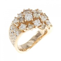 K18PG ダイヤモンド リング