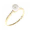 K18YG アコヤパール リング 5.1mm