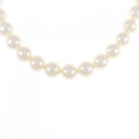 シルバークラスプ アコヤパール ネックレス 7.5-8mm
