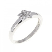 750WG スター ダイヤモンド リング