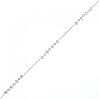 K14WG ダイヤモンド ブレスレット 0.50CT