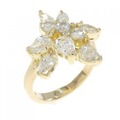 K18YG ダイヤモンド リング 2.50CT