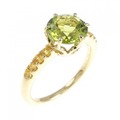 ポンテヴェキオ ペリドット リング 1.44CT