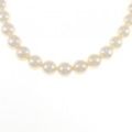 シルバークラスプ アコヤパール ネックレス 7.5-8mm