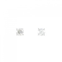 K18WG ダイヤモンド ピアス 0.322CT