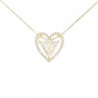 K18YG ハート ダイヤモンド ネックレス 0.803CT