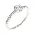PT ダイヤモンド リング 0.31CT D VVS1 3EXT