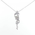 K18WG ダイヤモンド ネックレス 2.90CT