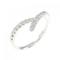 K18WG ダイヤモンド リング 0.30CT