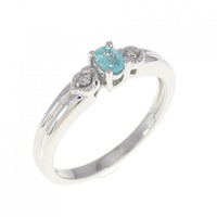 PT パライバトルマリン リング 0.14CT