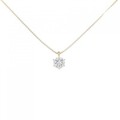 【新品】K18YG ダイヤモンド ネックレス 0.389CT G SI1 VG